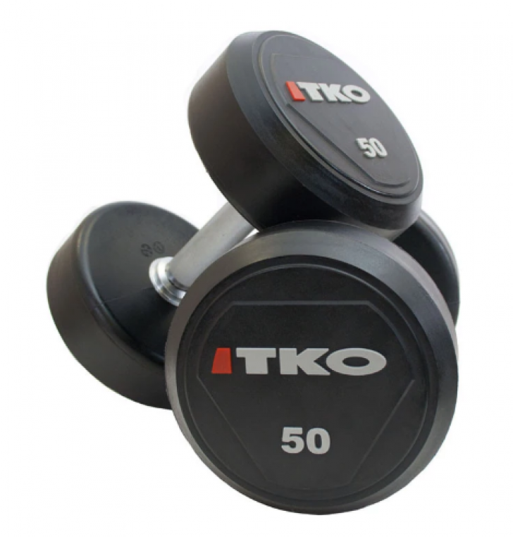 Picture of Solid Steel Urethane Dumbbell 