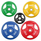 FORCE USA Color Rubber Coated Olympic Weight Plates - LB