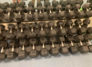 Picture of Used TKO Strength 15 Pair Signature Dumbbell Saddle Rack