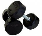 Picture of Troy 12 Sided Rubber Encased Dumbbells - 3lbs